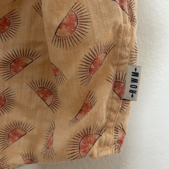 ROWM set of 2 men's XXL short sleeve novelty print button down shirts EUC - Picture 5 of 11